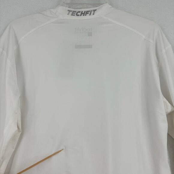 Adidas Performance Techfit Compression Base Layer Top White Size 2XL - Picture 11 of 14